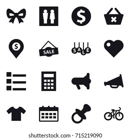 shopping icon set