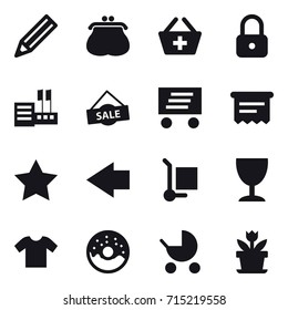 shopping icon set