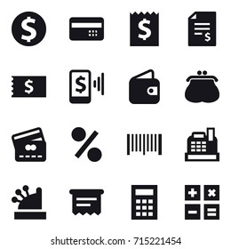 shopping icon set