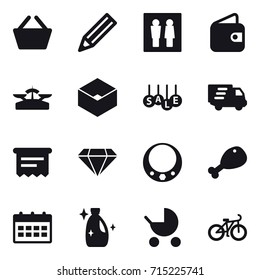 shopping icon set