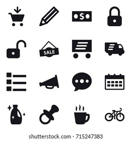 shopping icon set