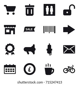 shopping icon set