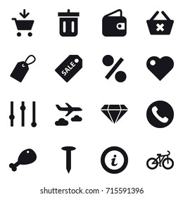 shopping icon set