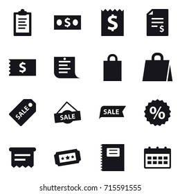 shopping icon set