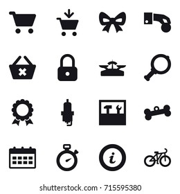 shopping icon set