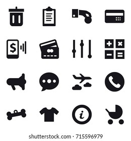 shopping icon set
