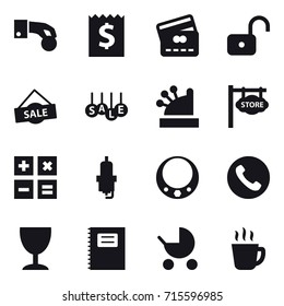 shopping icon set
