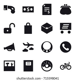 shopping icon set