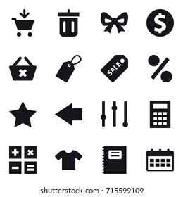 shopping icon set