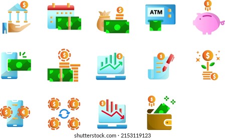 Shopping icon set. collection of web icons for online stores, such as discount, shipping, contact, payment, app store, location, shopping cart vol 2