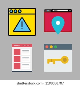 shopping icon set. vector set about browser icons set.