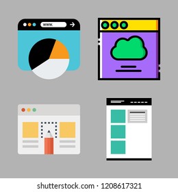 shopping icon set. vector set about browser icons set.
