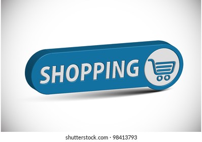 Shopping icon set vector design