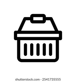 icono de compras. Signo de Vector simple.
