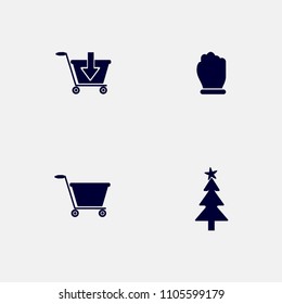 Shopping  icon vector