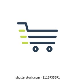Shopping icon vector
