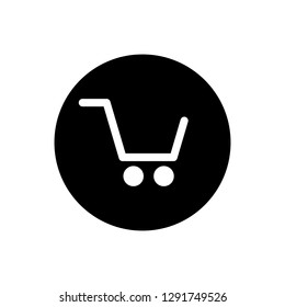 Shopping icon vector. Shopping cart icon