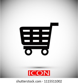 Shopping icon vector, Vector EPS 10 illustration style