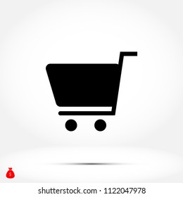 Shopping icon, Vector EPS 10 illustration style