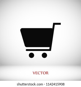 Shopping icon, Vector EPS 10 illustration style