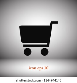 Shopping icon, Vector EPS 10 illustration style