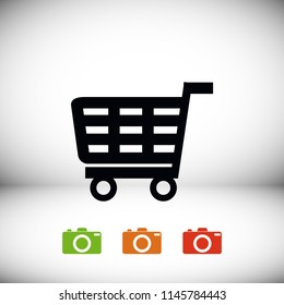 Shopping icon vector, Vector EPS 10 illustration style