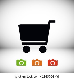 Shopping icon, Vector EPS 10 illustration style