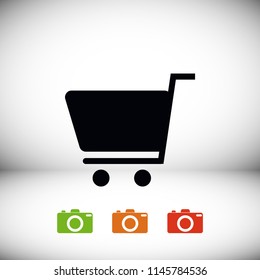 Shopping icon, Vector EPS 10 illustration style