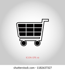 Shopping icon, Vector EPS 10 illustration style