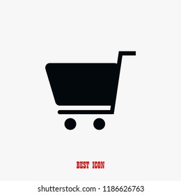 Shopping icon, Vector EPS 10 illustration style