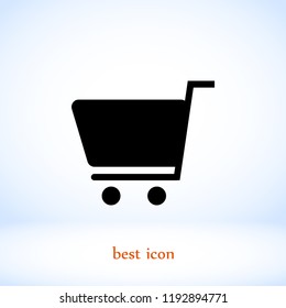 Shopping icon, Vector EPS 10 illustration style