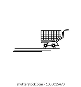 Vector de icono de compra. Pasos 10