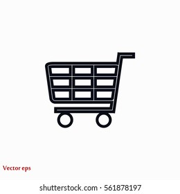 Shopping icon vector, Vector EPS 10 illustration style