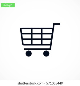 Shopping icon, Vector EPS 10 illustration style