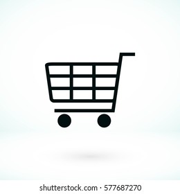 Shopping icon, Vector EPS 10 illustration style