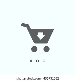Shopping Icon , vector, icon flat