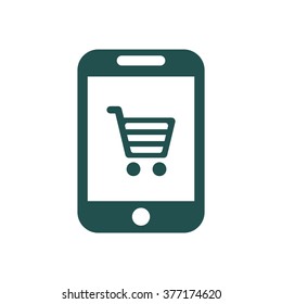 Shopping Icon vector flat design