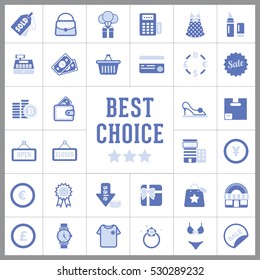 Shopping Icon Vector Illustration