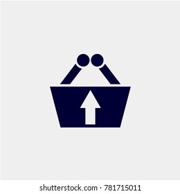 shopping icon, Vector illustration.