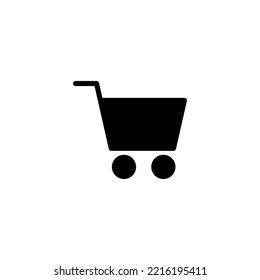 Shopping icon vector illustration. Shopping cart sign and symbol. Trolley icon