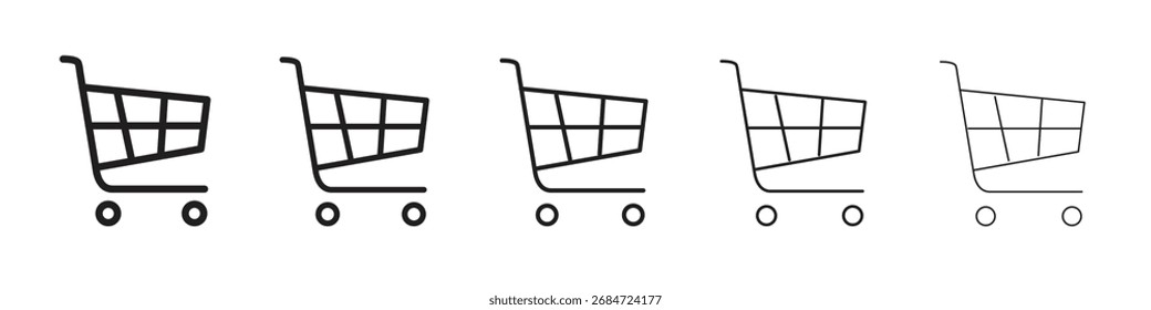 Ícone de compras ilustração vetorial isolada