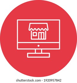Shopping icon vector image. Can also be used for shopping and eCommerce. Suitable for use on web apps, mobile apps and print media.
