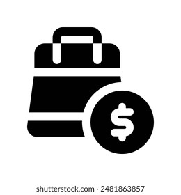 Shopping-Symbol. Vektorgrafik Line-Symbol für Ihre Website, Ihr Handy, Ihre Präsentation und Ihr Logo-Design.