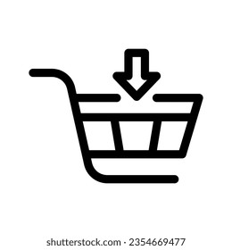 Shopping Icon Vector Symbol Design Illustration