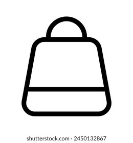 Icono de compras Ilustración de diseño de símbolo de Vector