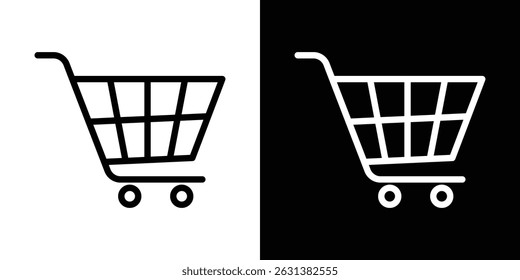 Shopping icon vector for web, computer and mobile apps