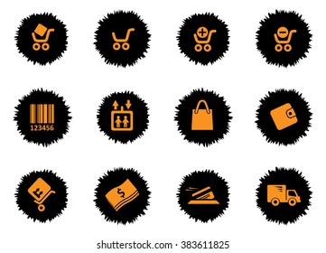Shopping icon for web sites and user interface