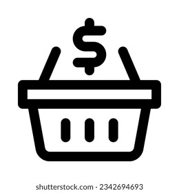 icono de compra para tu sitio web, móvil, presentación y diseño de logotipo.