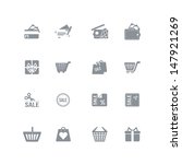 Shopping icons