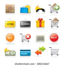 shopping icons